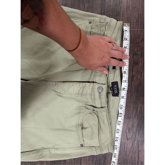 NYDJ Not Your Daughters Jeans Teresa Wide Leg Bamboo green jeans size 8 - Picture 7 of 9